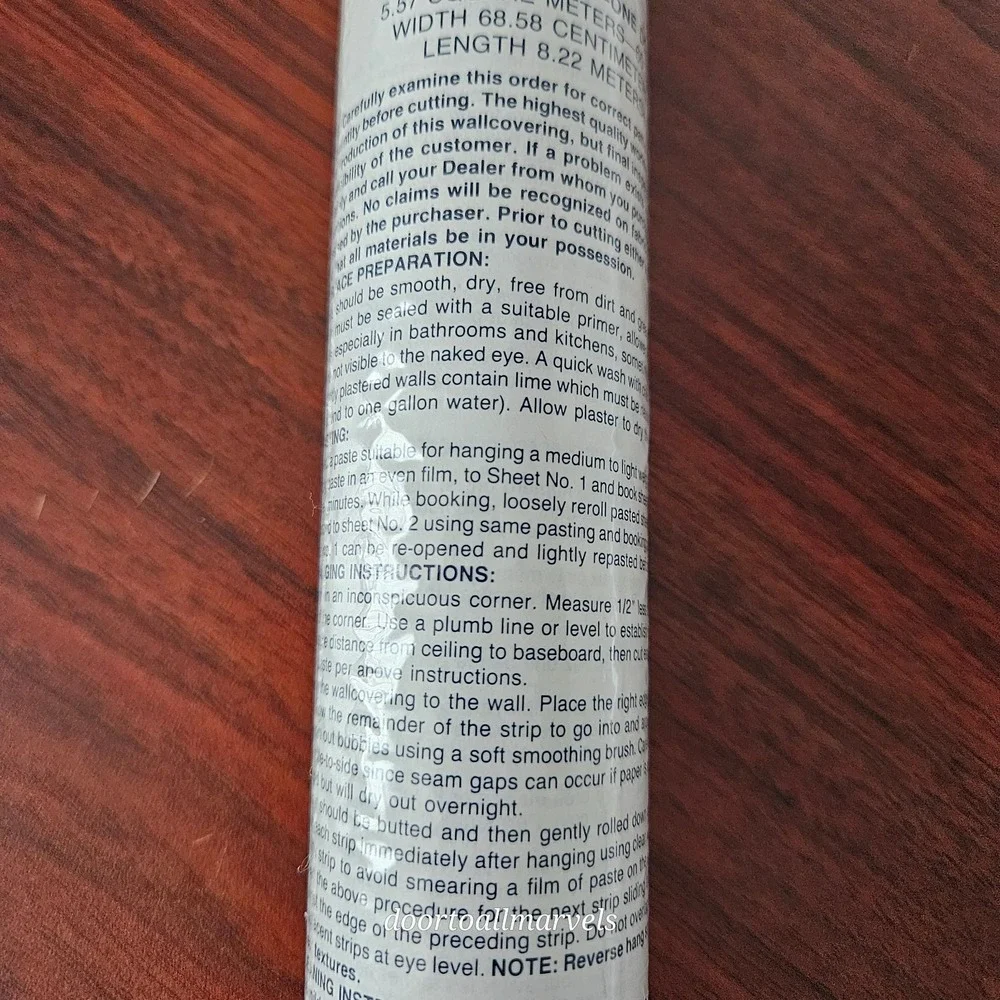 York Wallpaper Ivory Satin Stripe Double Roll Carey Lind BW 6091 R 28 (3) NEW
